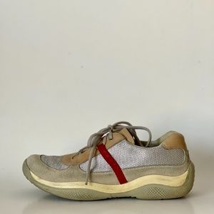 prada suede leather sneakers 7